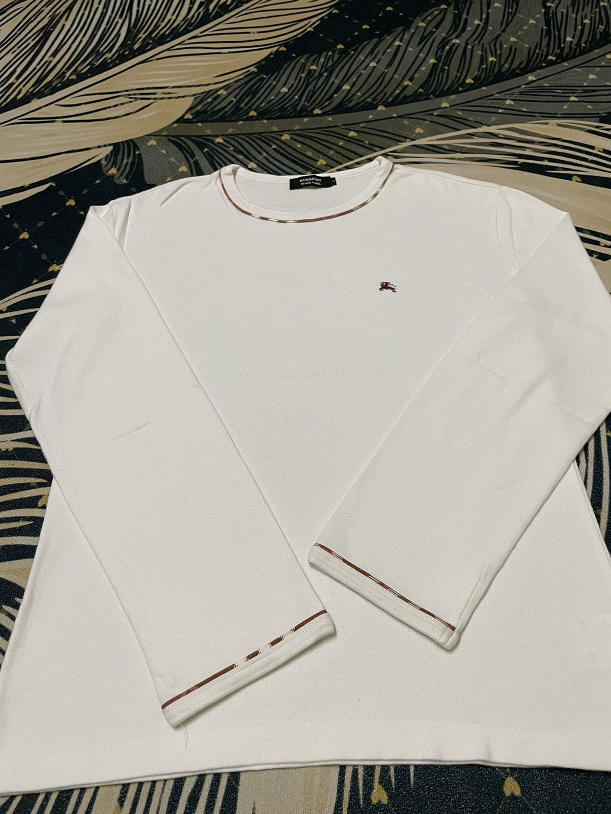 Burberry × Designer Vintage Burberry Long Sleeve Small Logo Size US S / EU 44-46 / 1 - 4 Thumbnail