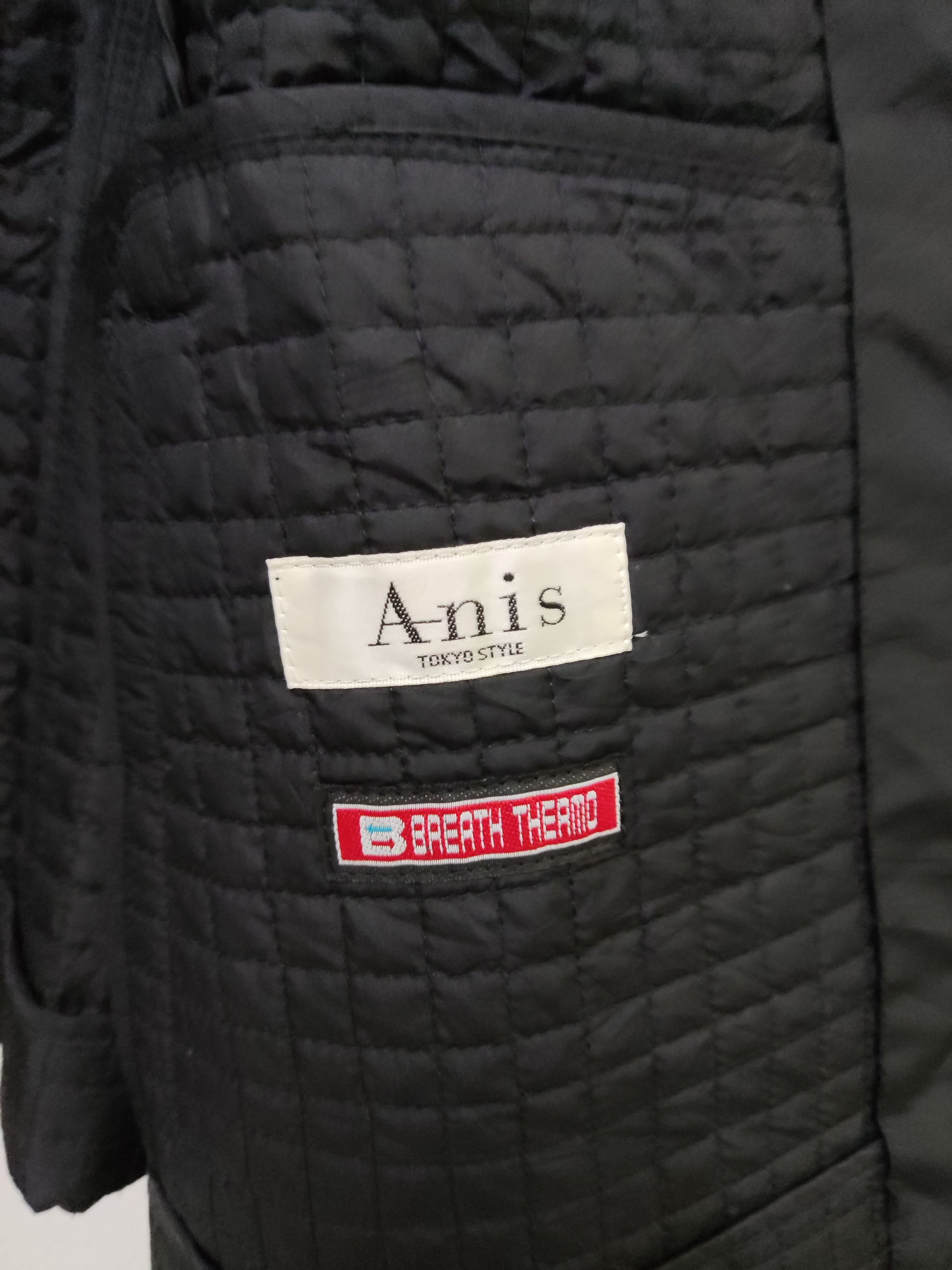 Japanese Brand Anis Tokyo Breath Thermo Black Zipper Jacket Size L / US 10 / IT 46 - 8 Thumbnail