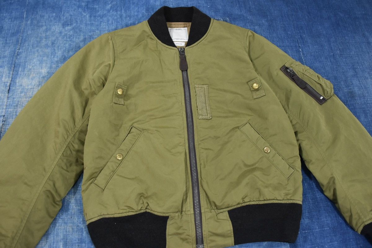 Visvim 16aw Thorson Jacket Size1 MA1 Khaki - Outerwear