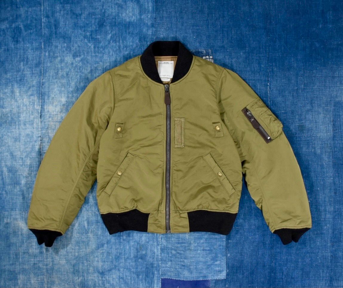 Visvim Visvim 16aw Thorson Jacket Size1 MA1 Khaki | Grailed