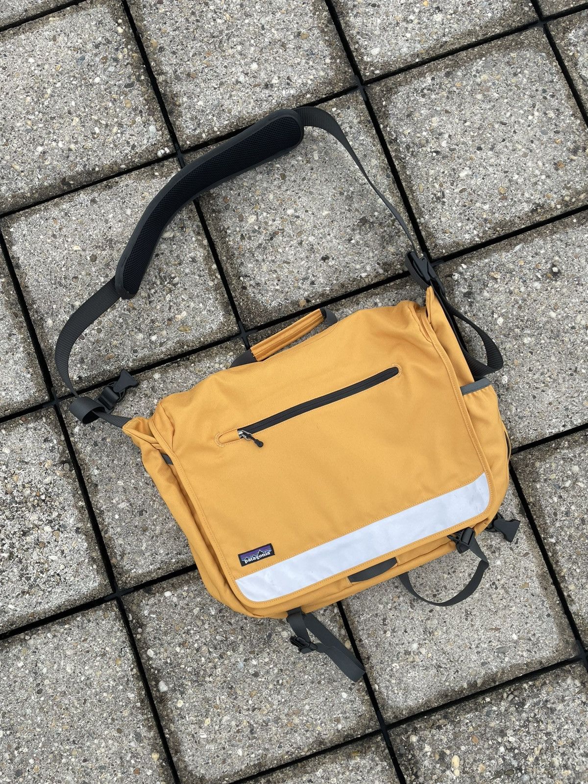 Vintage Vintage Patagonia Messenger Laptop Bag in Yellow Grailed