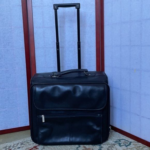 Wilson leather suitcase sales