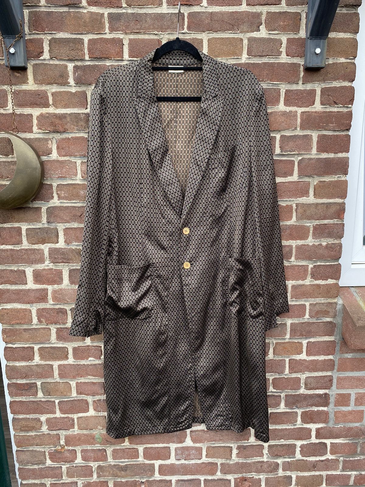 Dries Van Noten Dries van noten SS15 silk coat Size US L / EU 52-54 / 3 - 1 Thumbnail