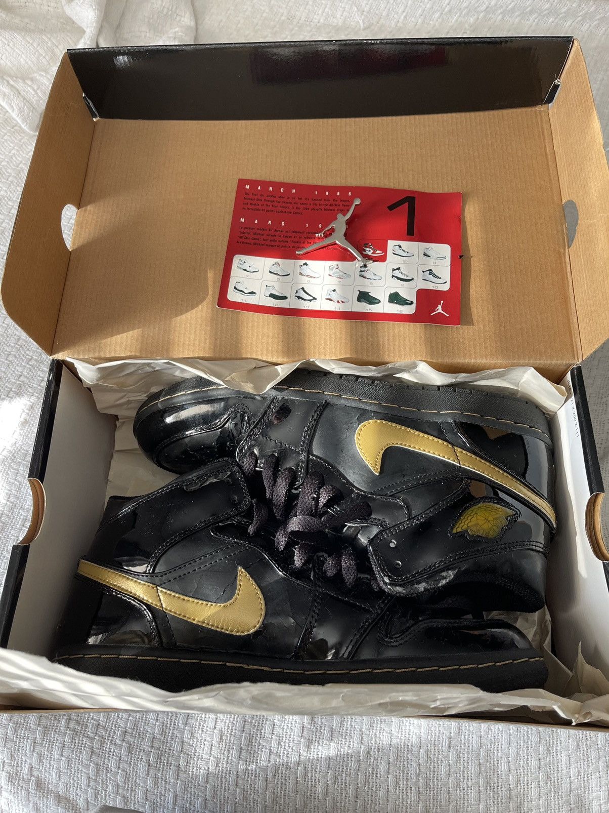 Nike Air Jordan 1 Retro PL 2003 Metallic Gold 2003 | Grailed