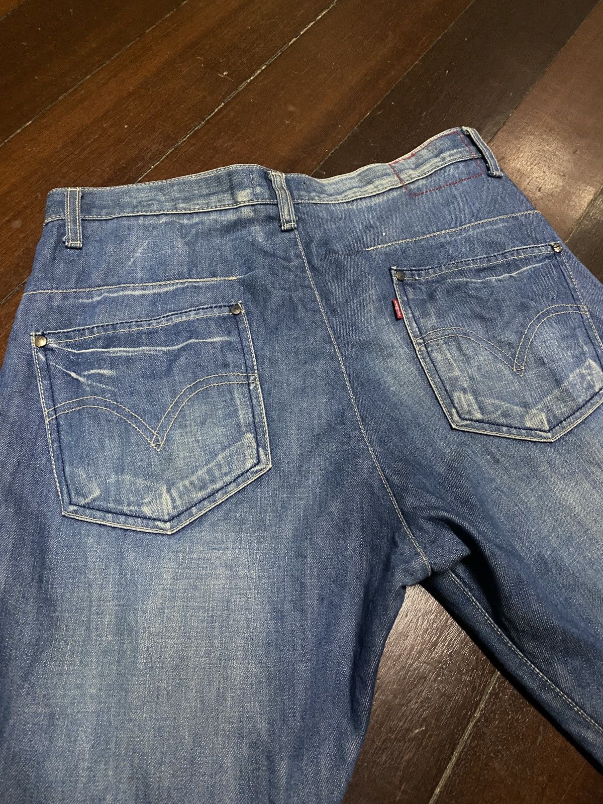 Levi's SUPER SAIYAN RARE vintage LEVI’S ENGINEERED JEANS japan made Size US 35 - 6 Thumbnail