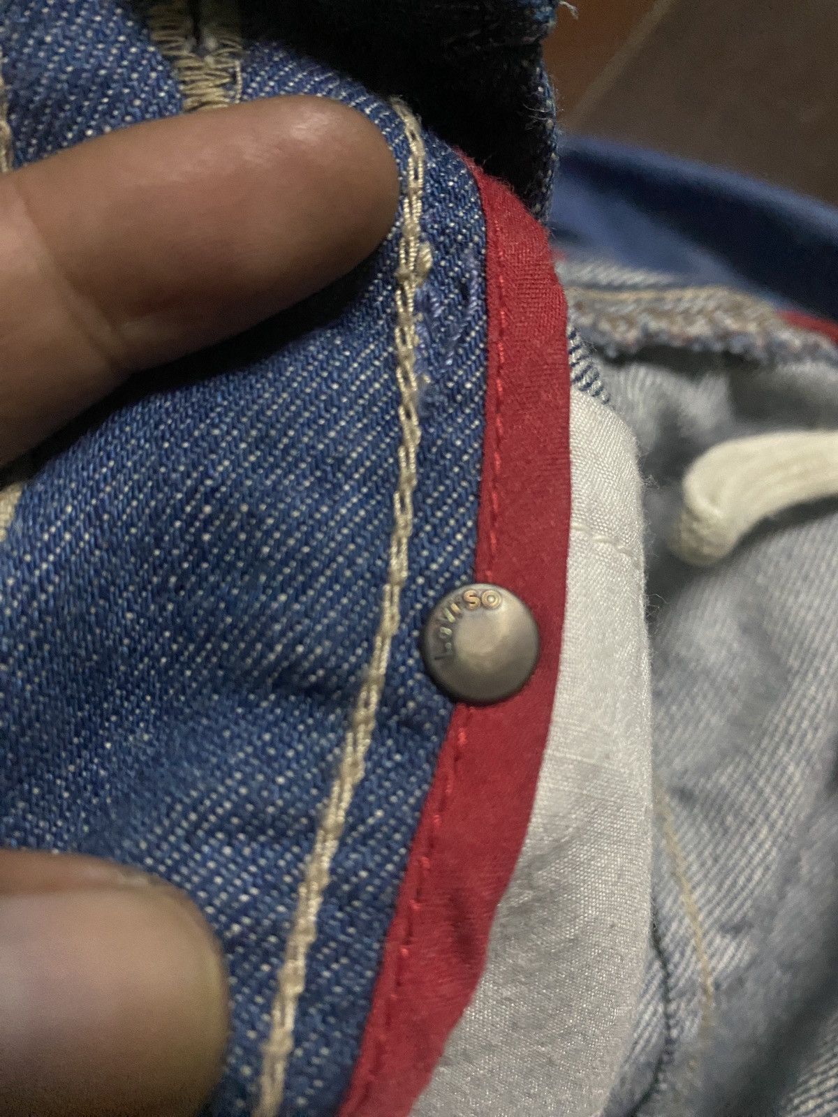 Levi's SUPER SAIYAN RARE vintage LEVI’S ENGINEERED JEANS japan made Size US 35 - 10 Thumbnail