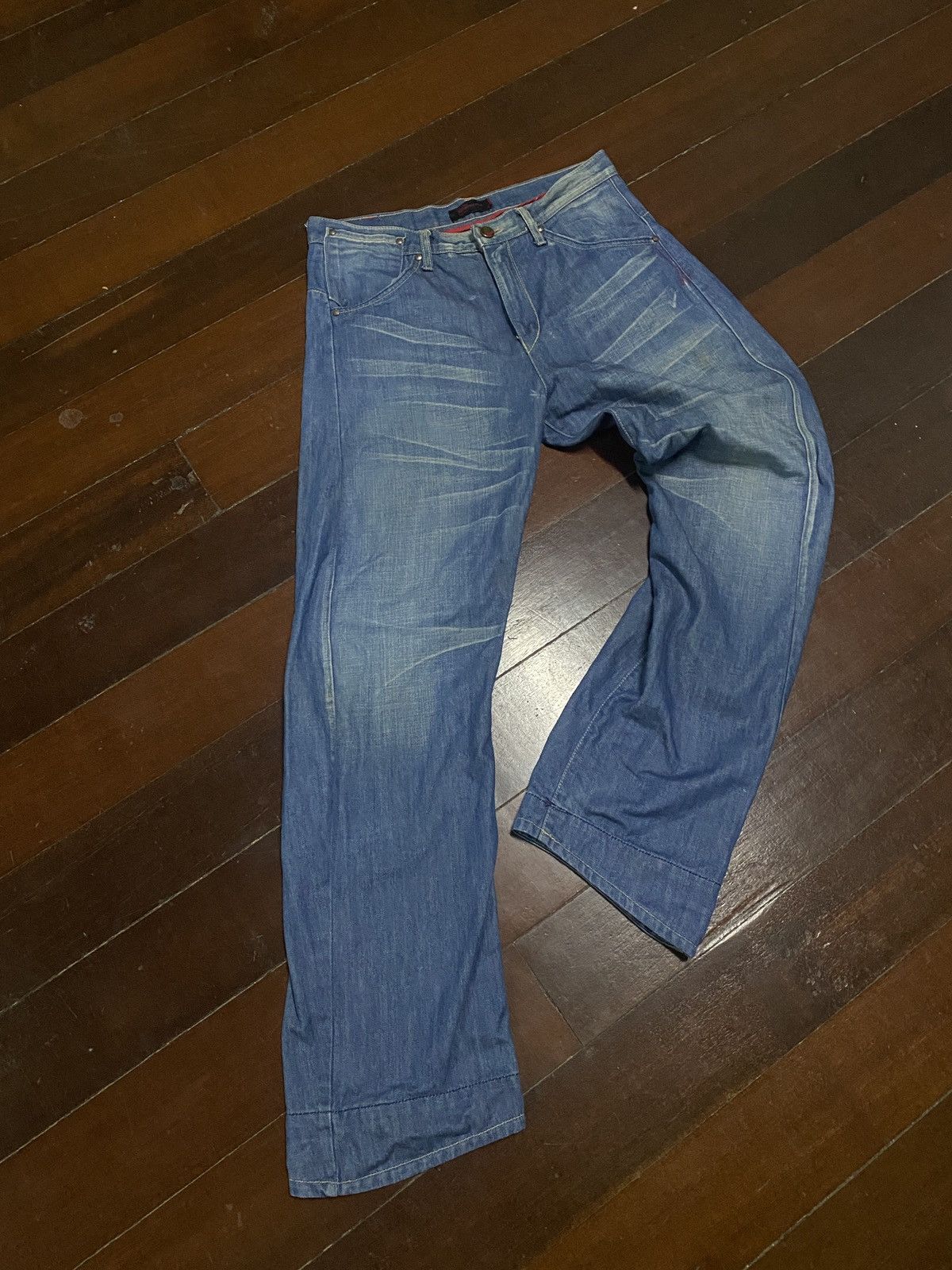 Levi's SUPER SAIYAN RARE vintage LEVI’S ENGINEERED JEANS japan made Size US 35 - 1 Thumbnail