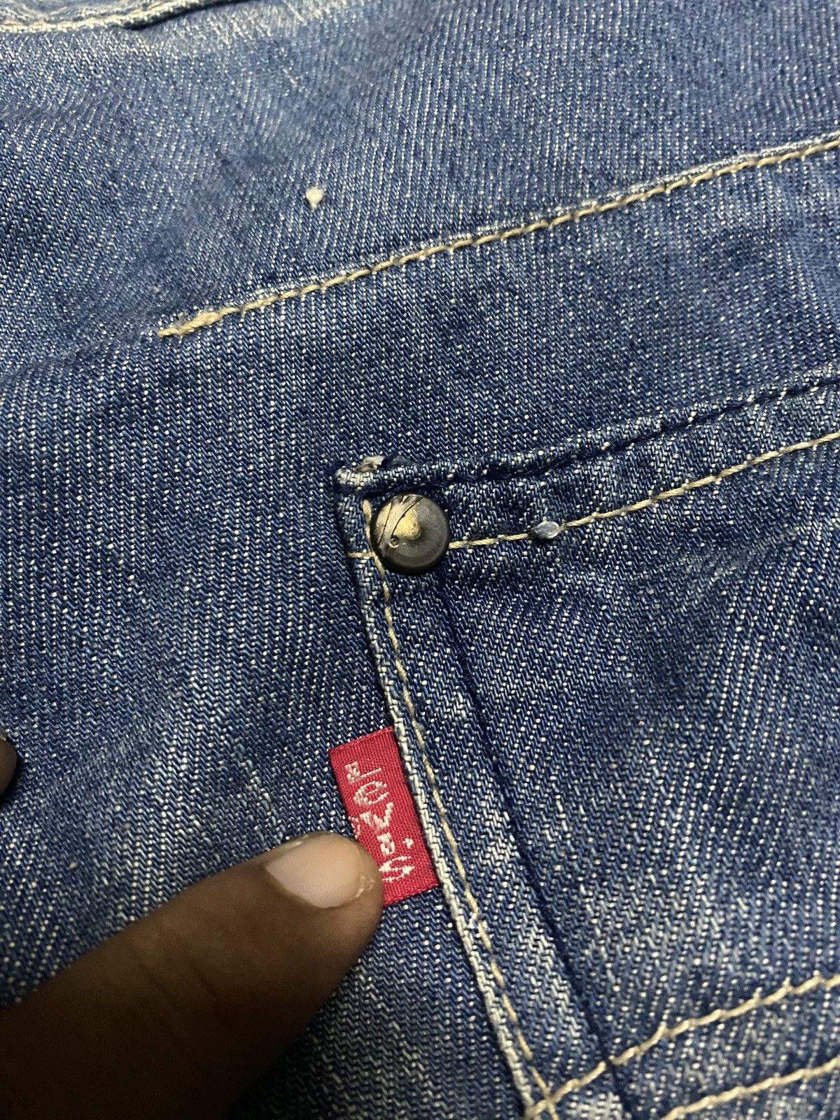 Levi's SUPER SAIYAN RARE vintage LEVI’S ENGINEERED JEANS japan made Size US 35 - 7 Thumbnail