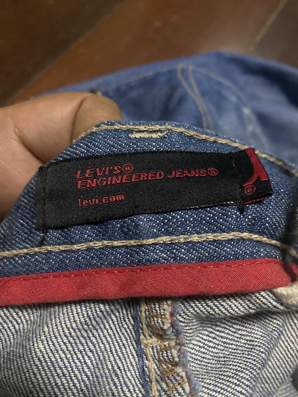 Levi's SUPER SAIYAN RARE vintage LEVI’S ENGINEERED JEANS japan made Size US 35 - 8 Thumbnail