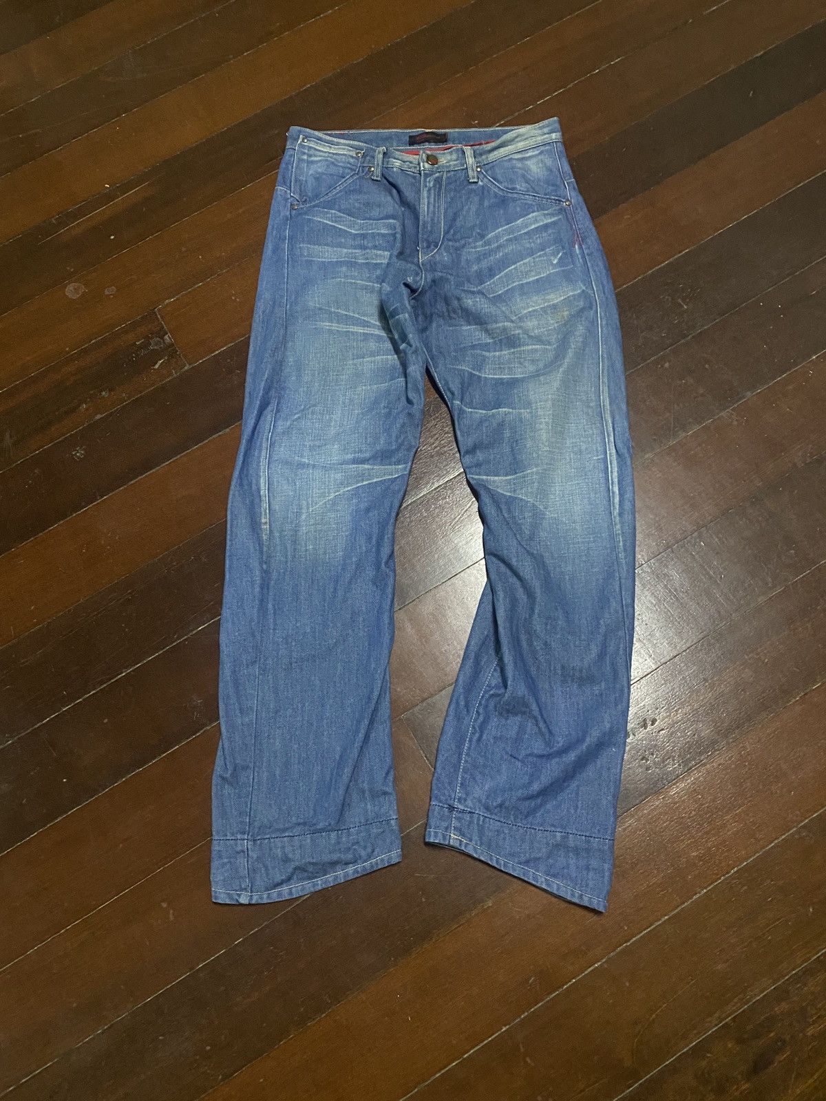 Levi's SUPER SAIYAN RARE vintage LEVI’S ENGINEERED JEANS japan made Size US 35 - 2 Thumbnail