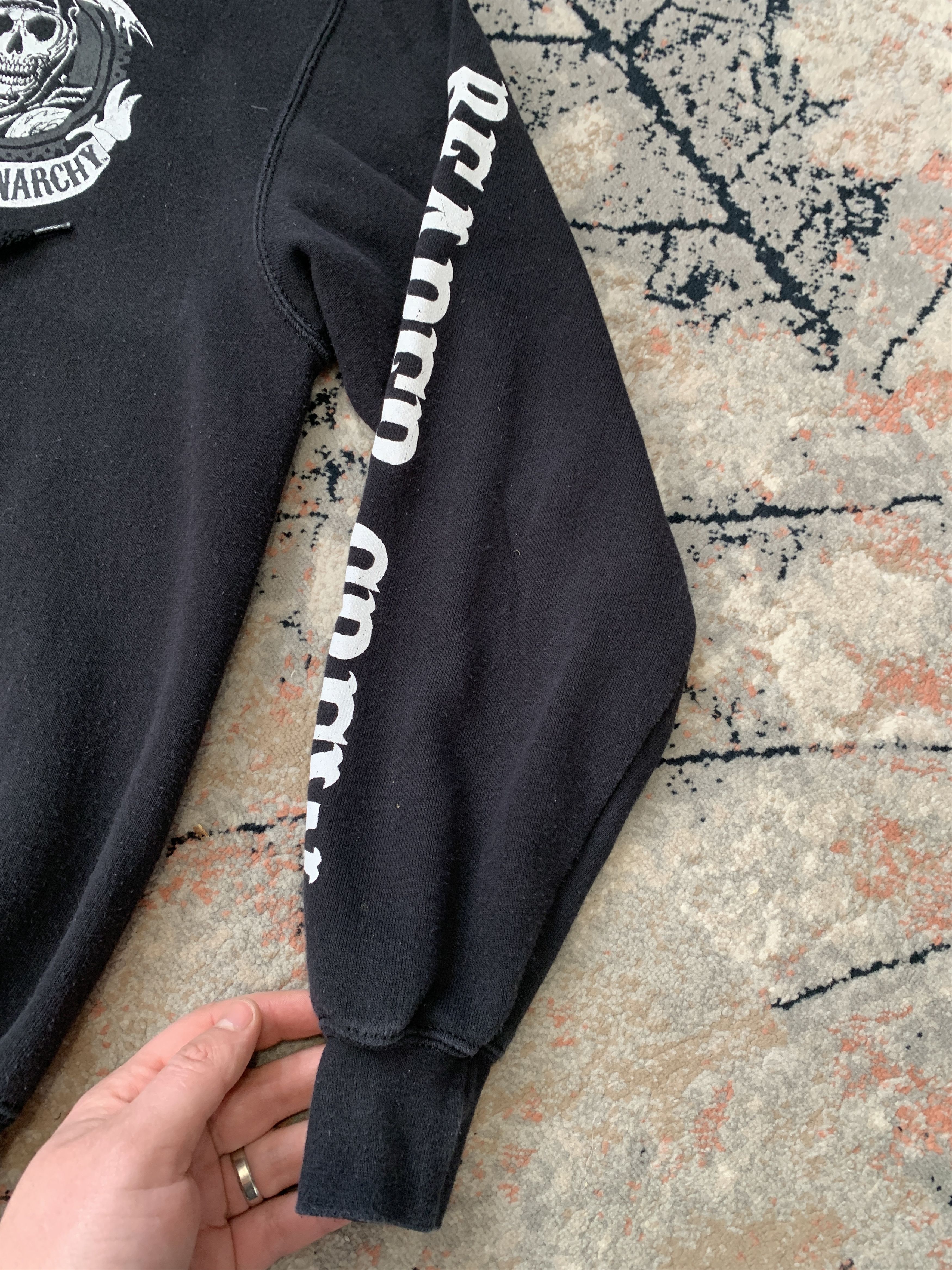 Band Tees × Vintage Vintage Sons Of Anarchy Outlaw Reaper Crew Hoodie Size US M / EU 48-50 / 2 - 7 Thumbnail