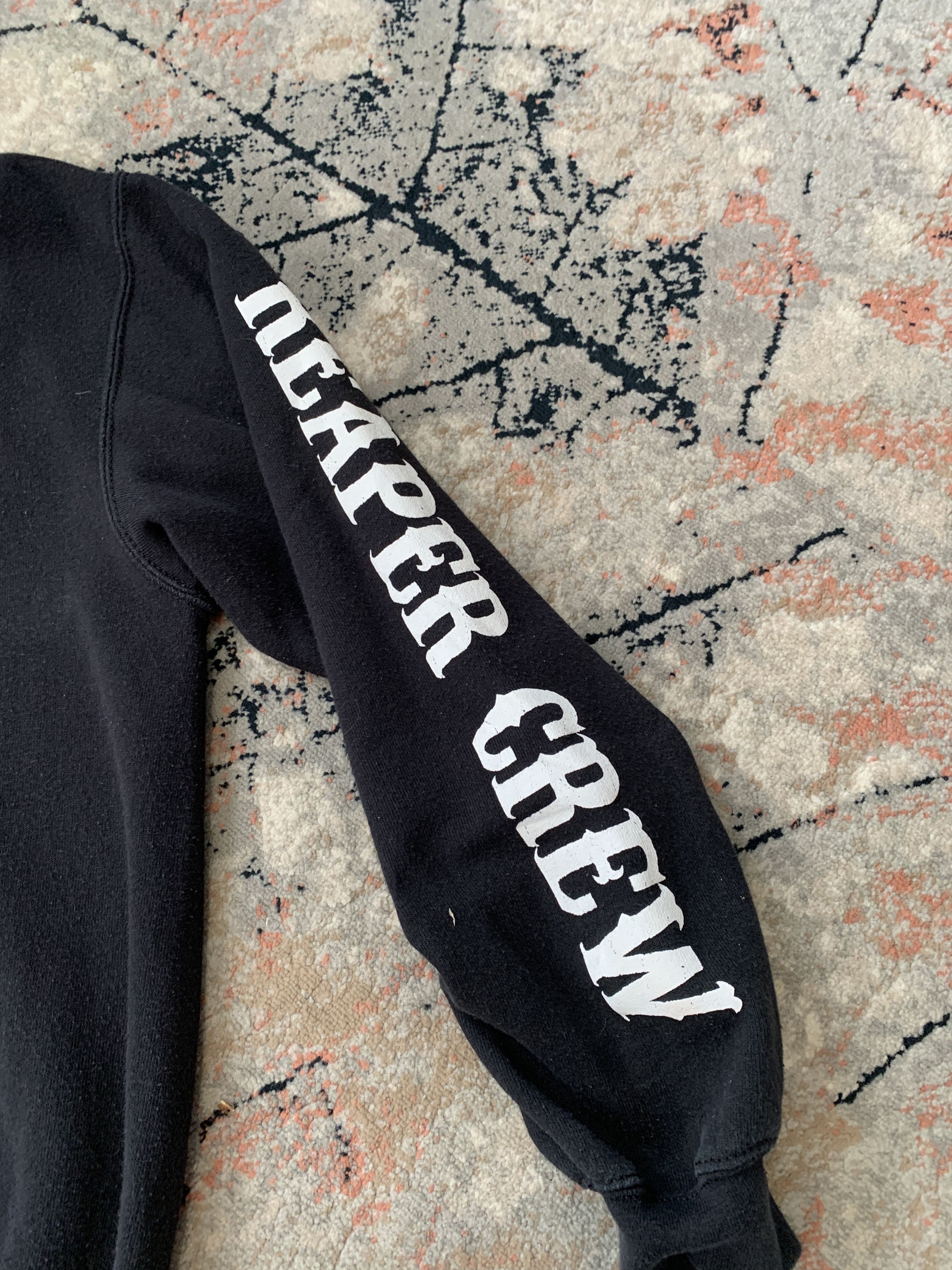 Band Tees × Vintage Vintage Sons Of Anarchy Outlaw Reaper Crew Hoodie Size US M / EU 48-50 / 2 - 8 Thumbnail