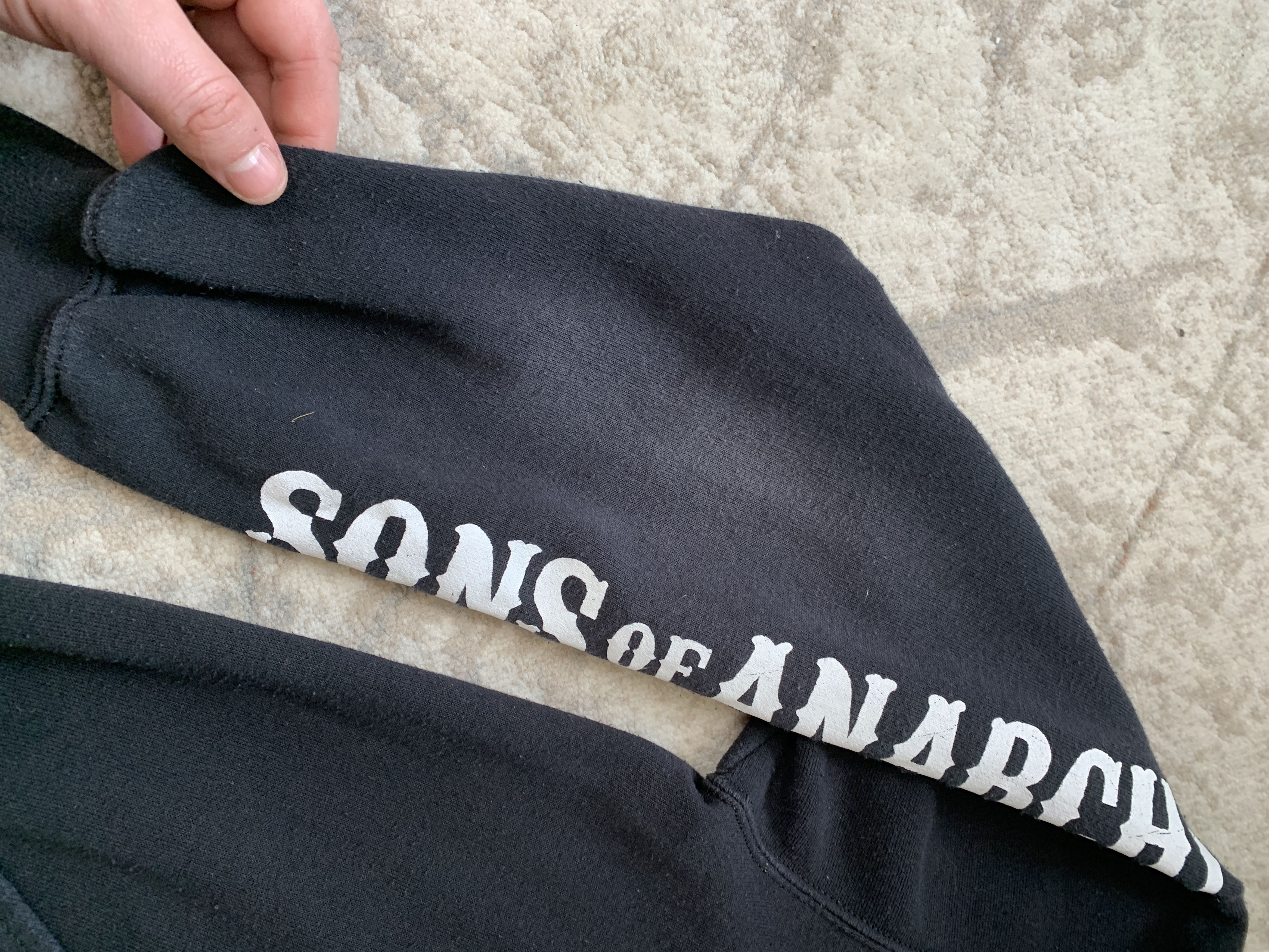Band Tees × Vintage Vintage Sons Of Anarchy Outlaw Reaper Crew Hoodie Size US M / EU 48-50 / 2 - 10 Thumbnail