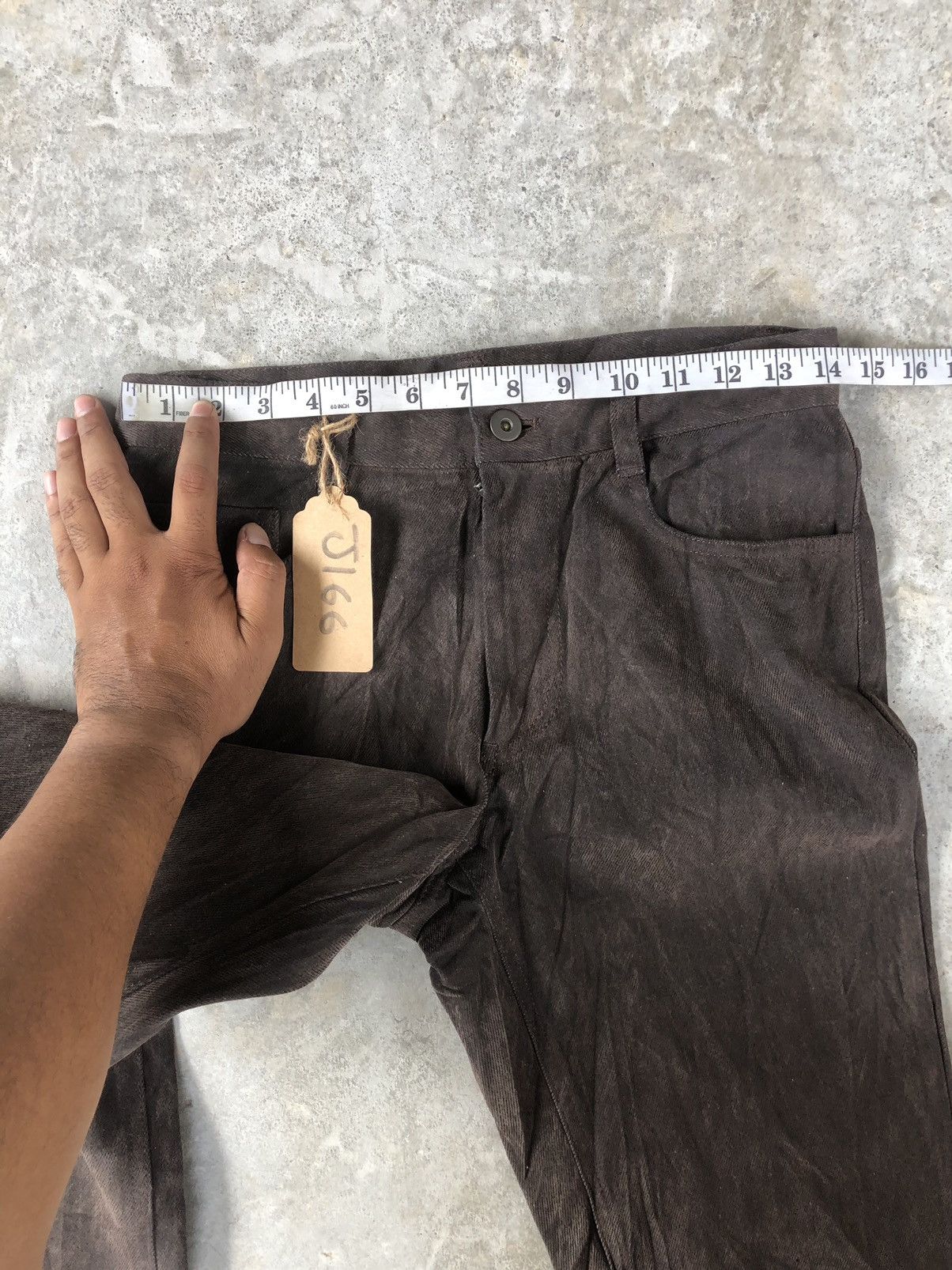 Yohji Yamamoto Yohji Yamamoto A.A.R Distressed Jeans Size US 28 / EU 44 - 15 Thumbnail