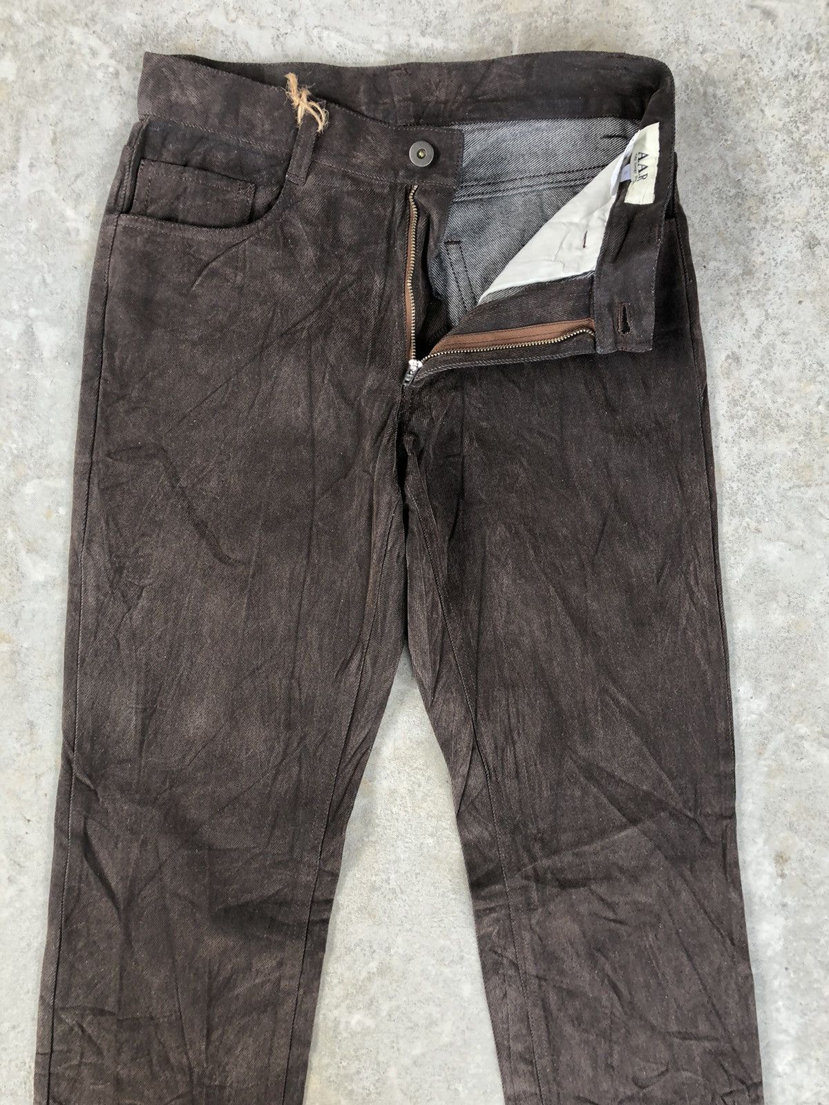 Yohji Yamamoto Yohji Yamamoto A.A.R Distressed Jeans Size US 28 / EU 44 - 3 Thumbnail