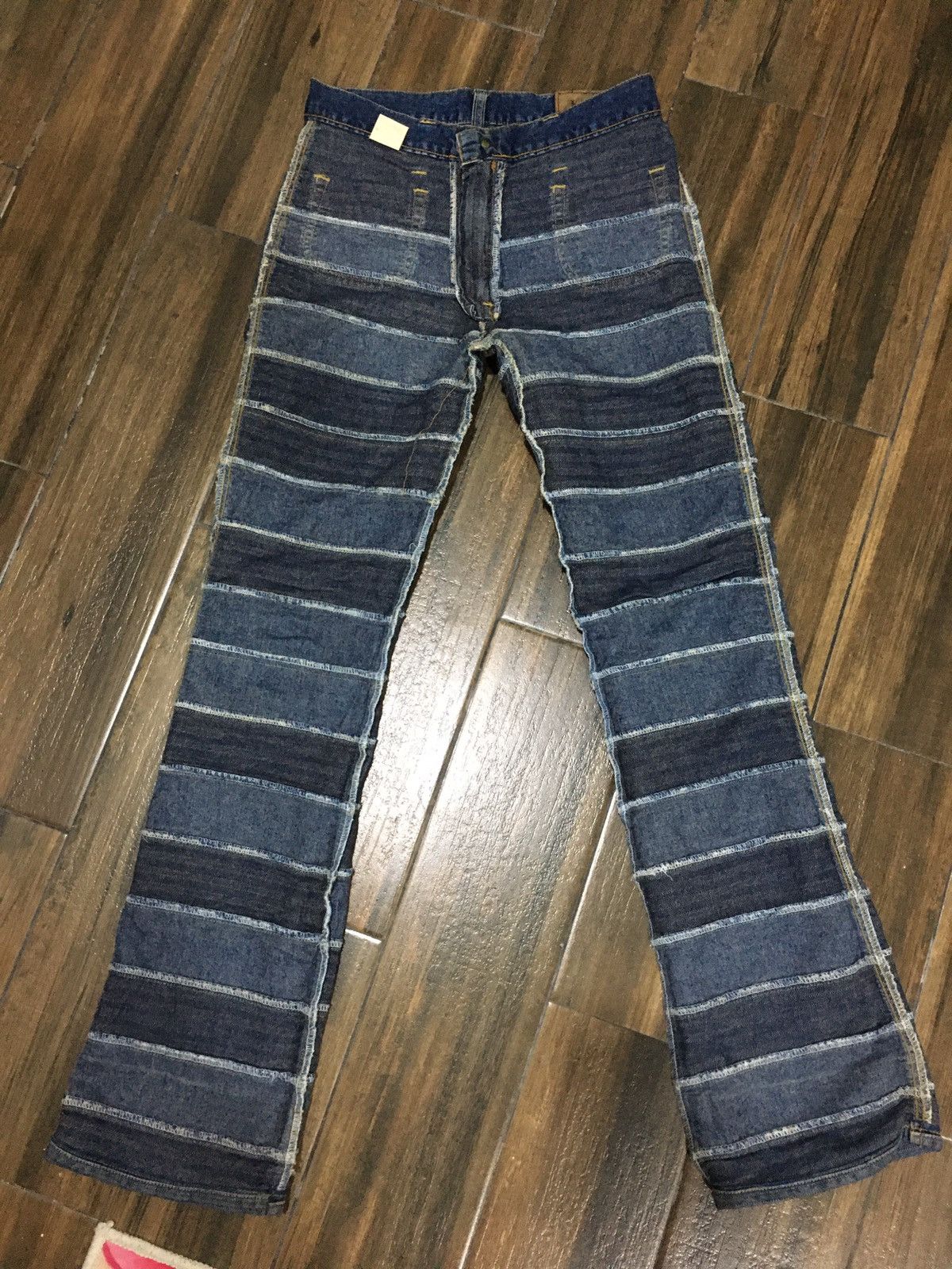 Hysteric Glamour 🔥STEALS🔥Hysteric Kinky Jeans Paneled Patchwork Hagi Denim Size US 29 - 12 Thumbnail