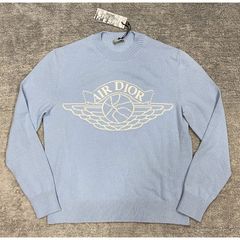 Air Dior Blue Sweater Grailed