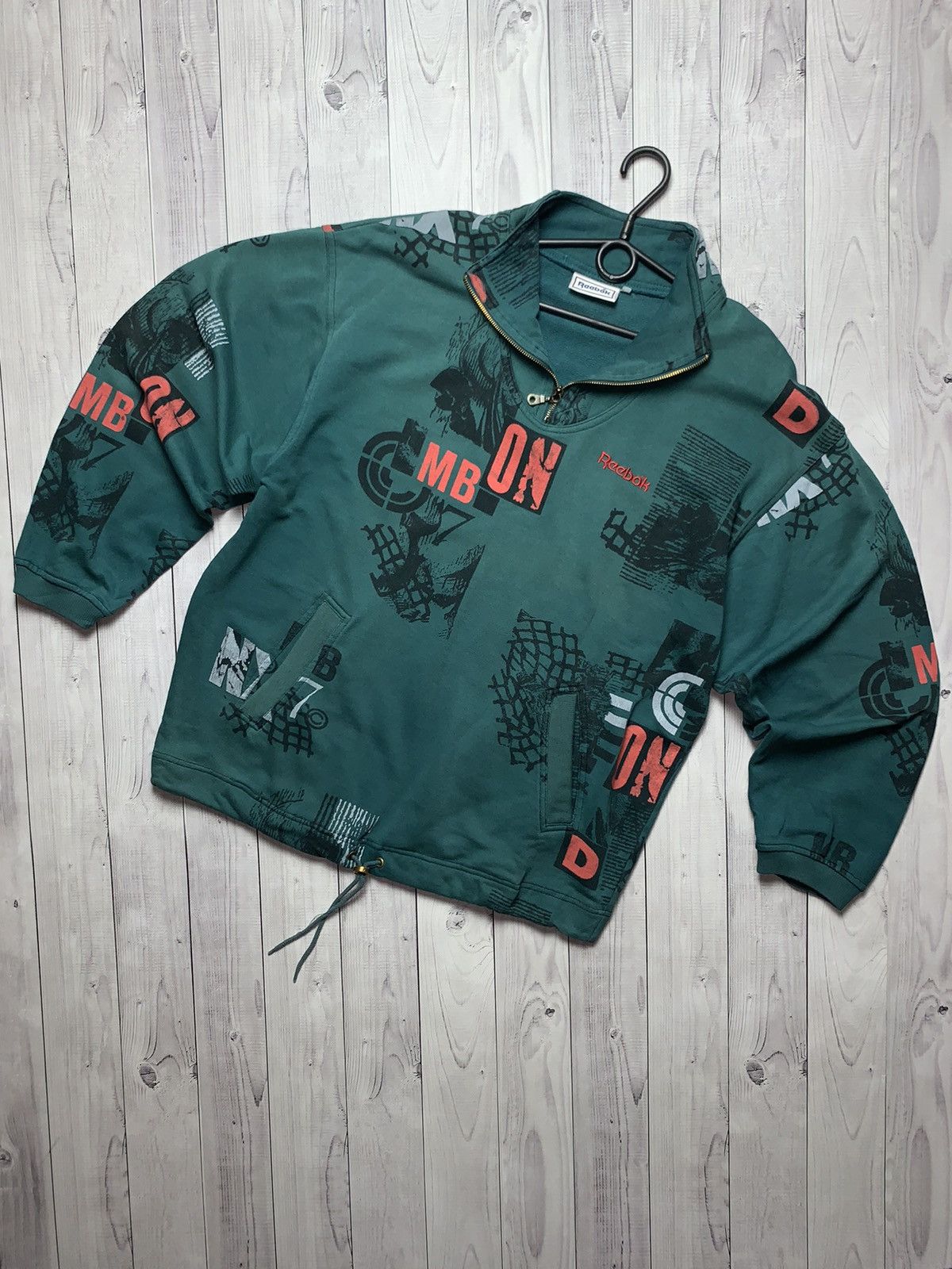 Vintage Reebok track jacket multicolor