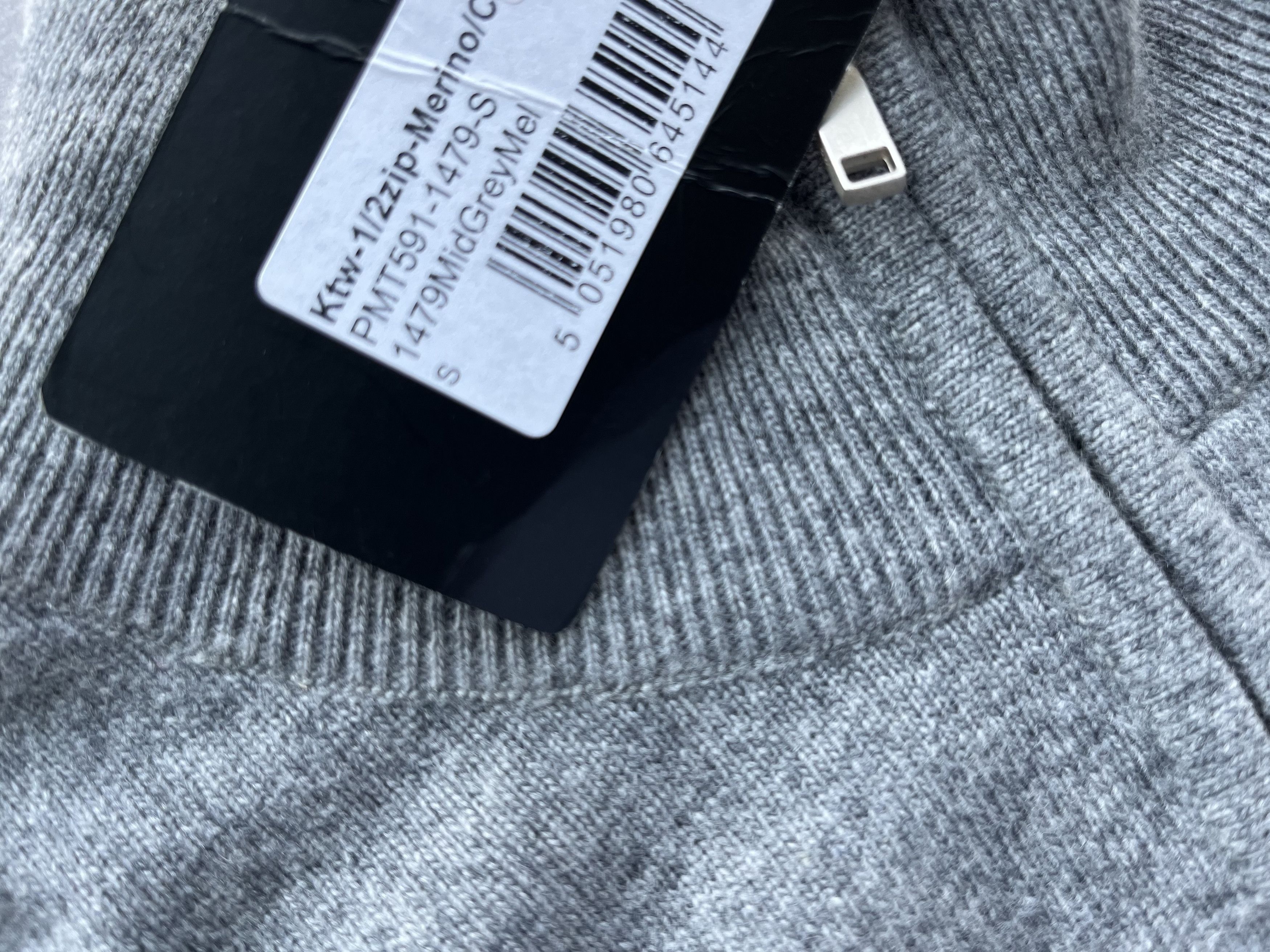 Pringle Of Scotland Pringle of Scotland Mens Half Zip Cashmere Mix Grey Sweater Size US S / EU 44-46 / 1 - 10 Thumbnail