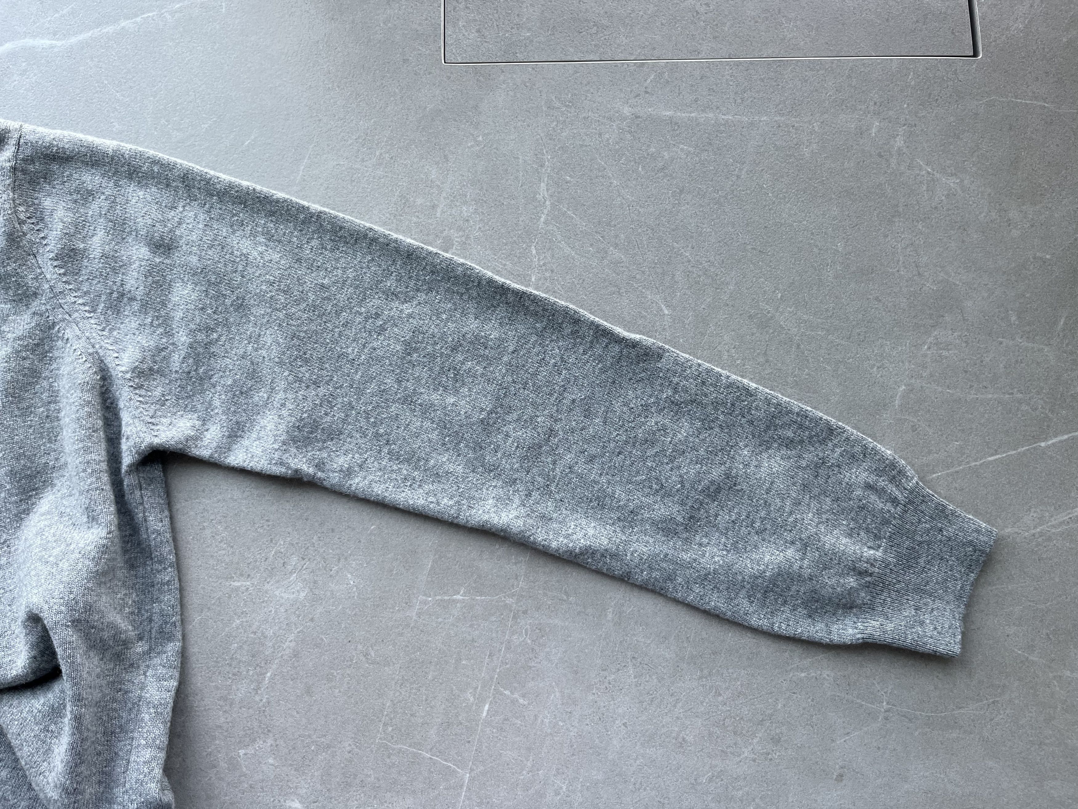 Pringle Of Scotland Pringle of Scotland Mens Half Zip Cashmere Mix Grey Sweater Size US S / EU 44-46 / 1 - 5 Thumbnail