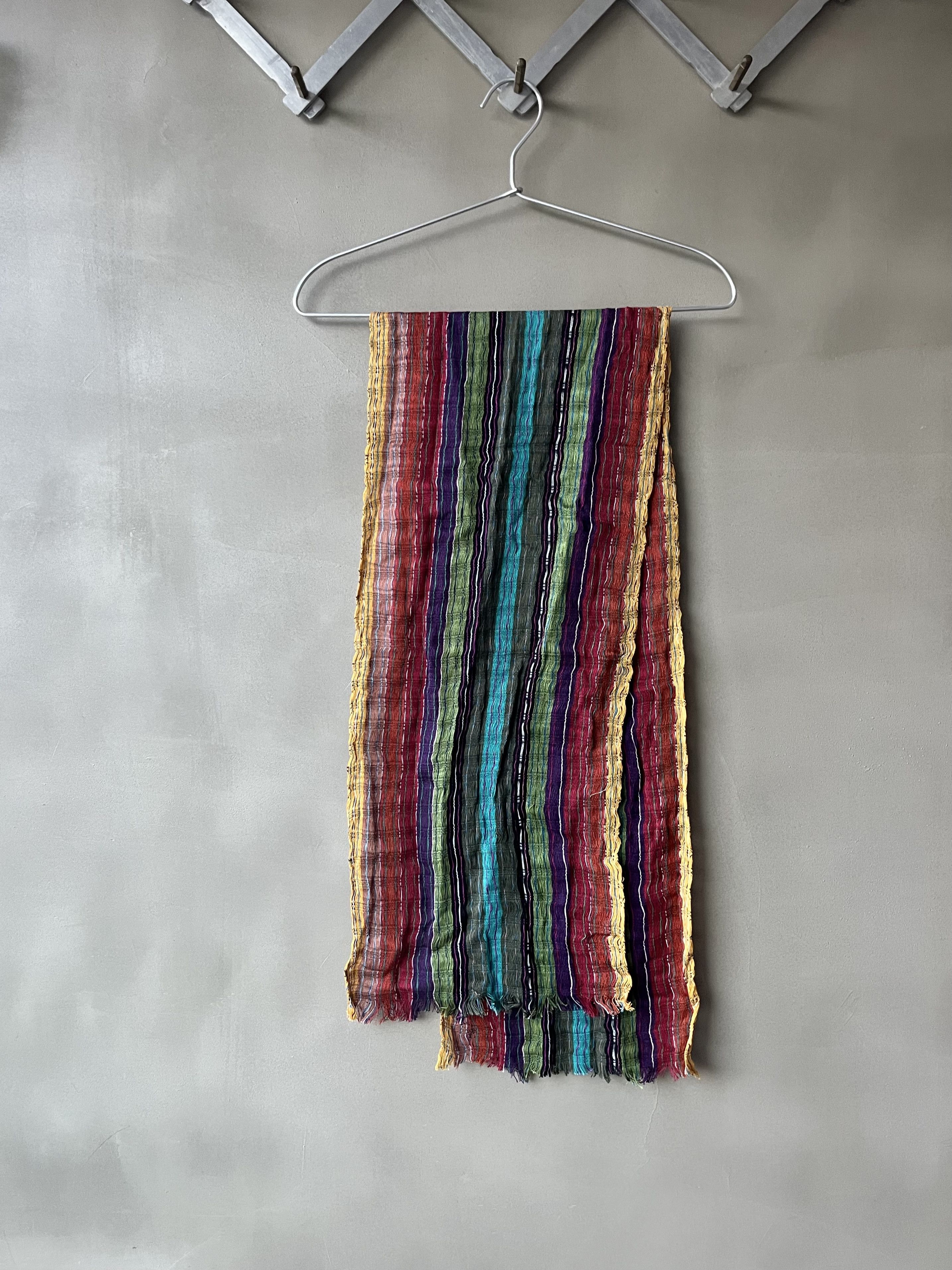 Mexican Threads Mexico Central America Ethnic Hippies Nomad Hand Made Scarf Size ONE SIZE - 1 Thumbnail