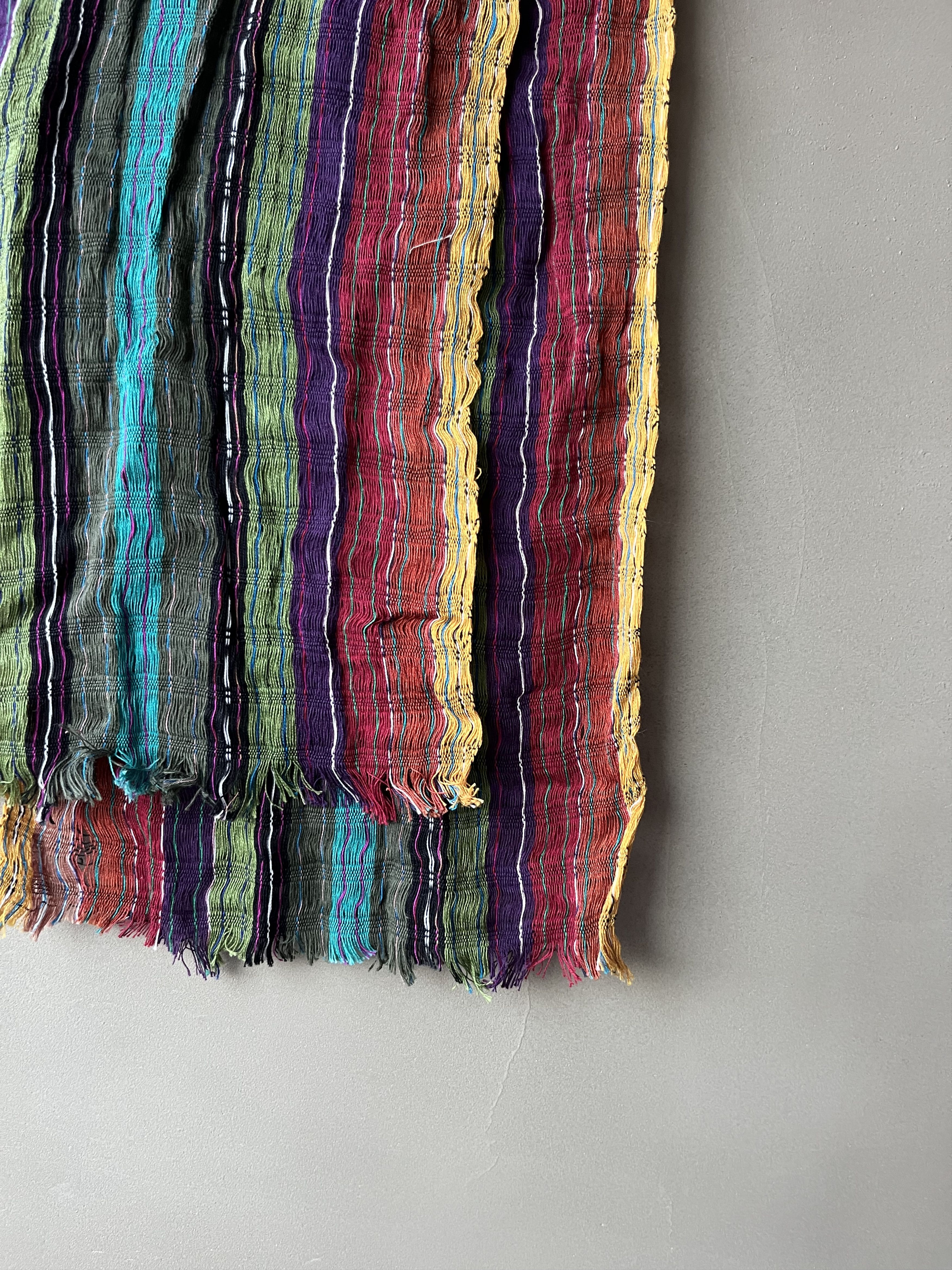 Mexican Threads Mexico Central America Ethnic Hippies Nomad Hand Made Scarf Size ONE SIZE - 6 Thumbnail