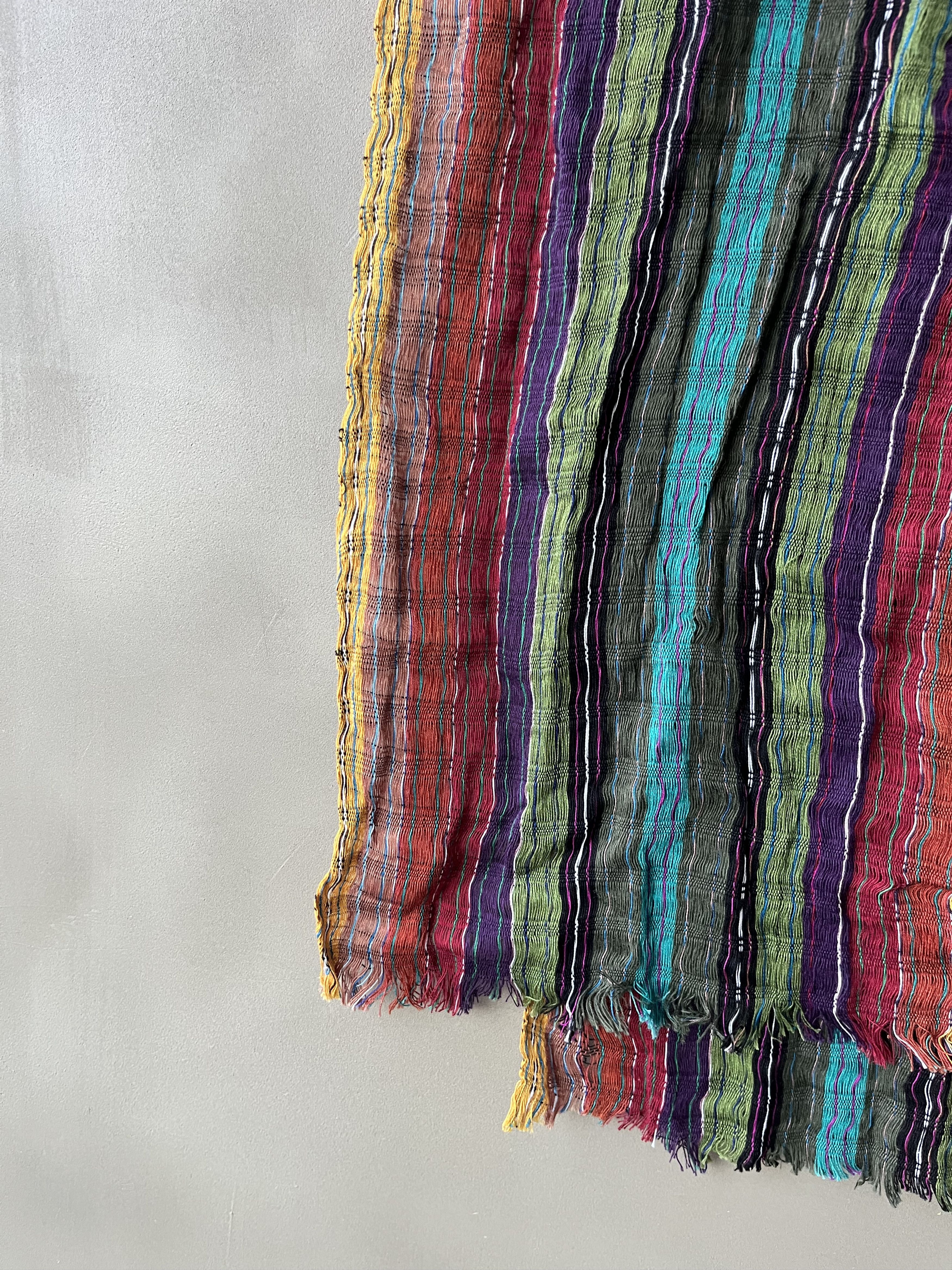 Mexican Threads Mexico Central America Ethnic Hippies Nomad Hand Made Scarf Size ONE SIZE - 7 Thumbnail