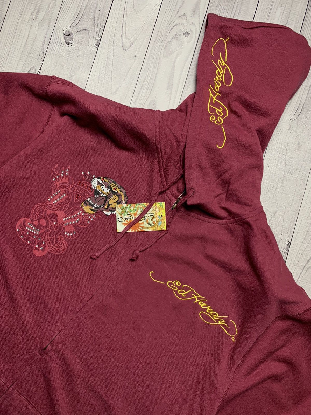 Ed Hardy Vintage Ed Hardy zip hoodie size XXL XXL Size US XXL / EU 58 / 5 - 6 Thumbnail