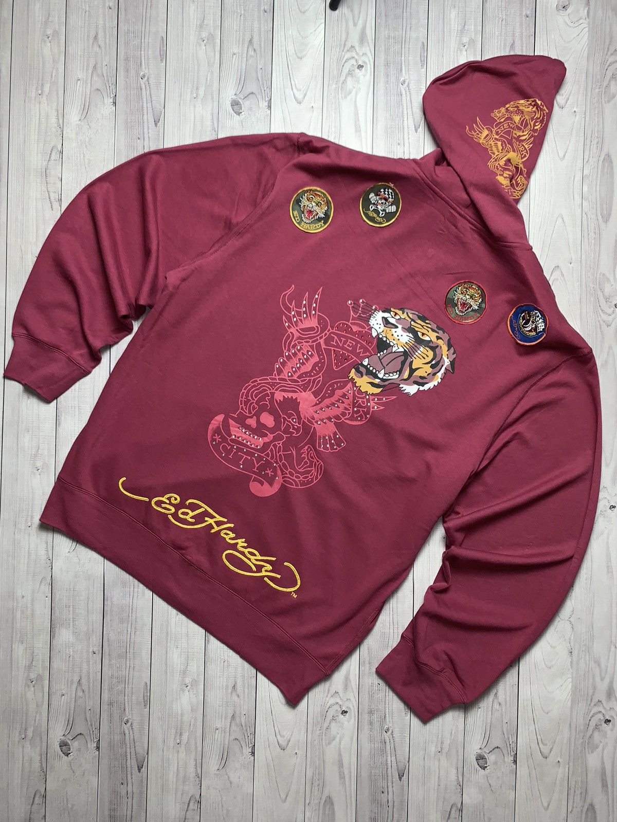 Ed Hardy Vintage Ed Hardy zip hoodie size XXL XXL Size US XXL / EU 58 / 5 - 1 Thumbnail