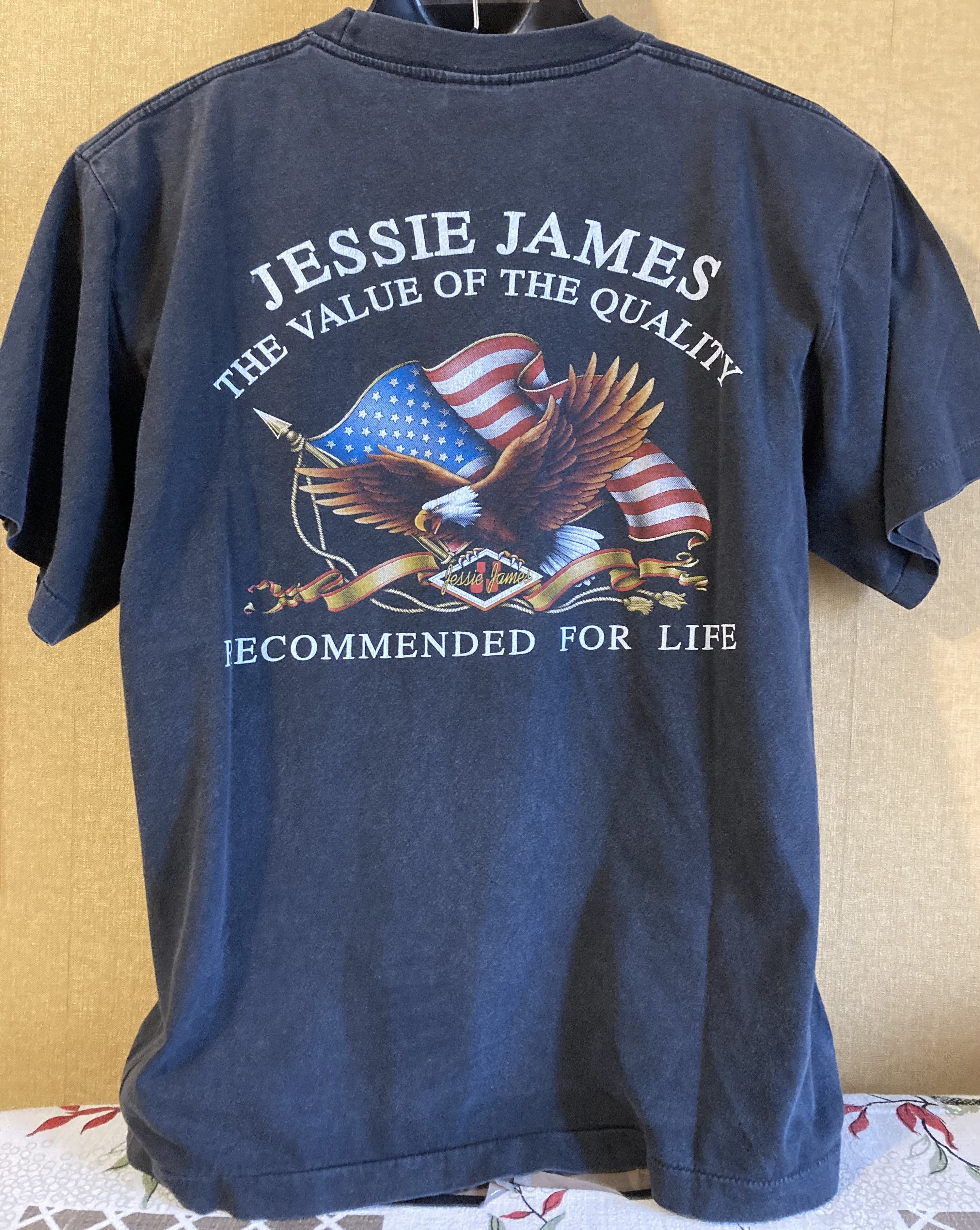 Harley Davidson × Vintage × West Coast Choppers Jessie James West Coast Choppers single stitch tee shirt Size US M / EU 48-50 / 2 - 2 Thumbnail