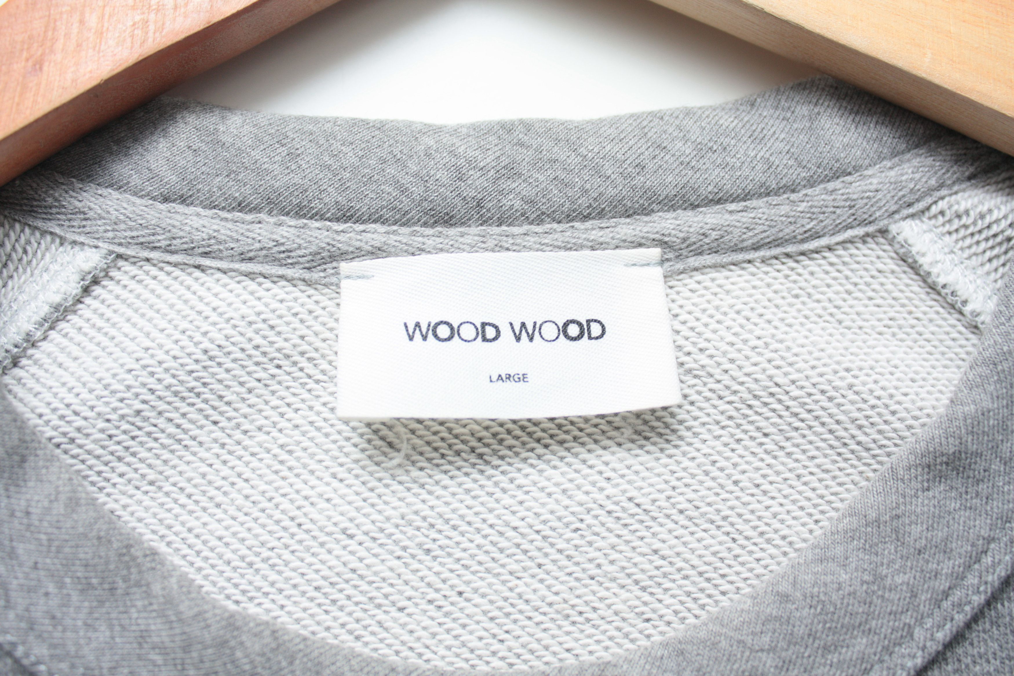 Wood Wood Wood Wood Grey Crew Neck Sweatshirt Size Large Men's Size US L / EU 52-54 / 3 - 5 Thumbnail