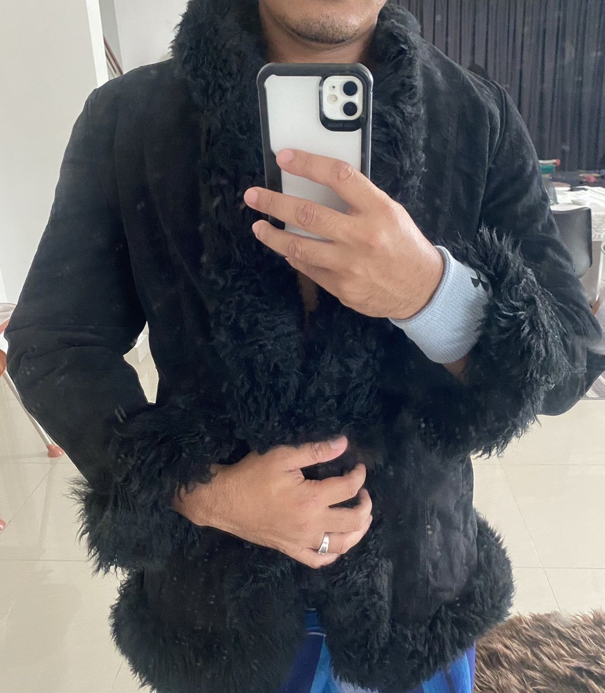 Designer × Japanese Brand 🇯🇵Mink fur coat Leather Jacket nice desginer Size US L / EU 52-54 / 3 - 2 Thumbnail