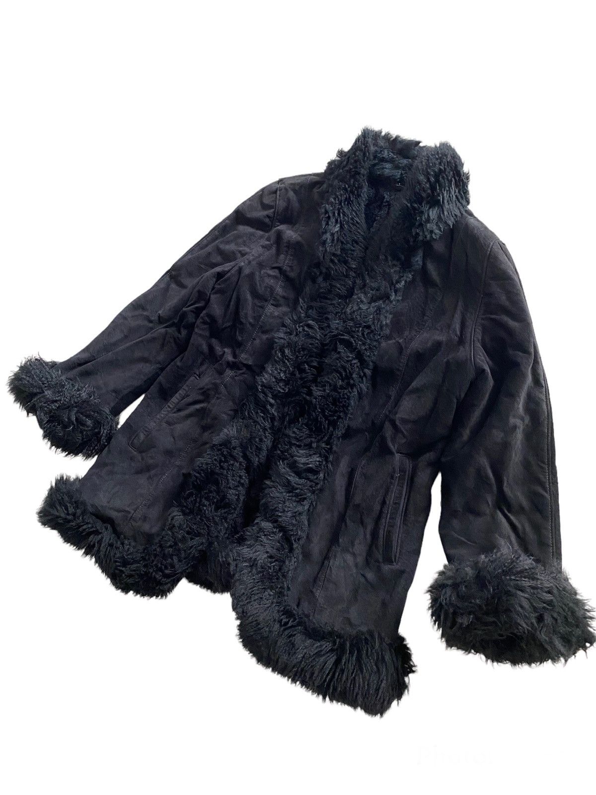 Designer × Japanese Brand 🇯🇵Mink fur coat Leather Jacket nice desginer Size US L / EU 52-54 / 3 - 7 Thumbnail