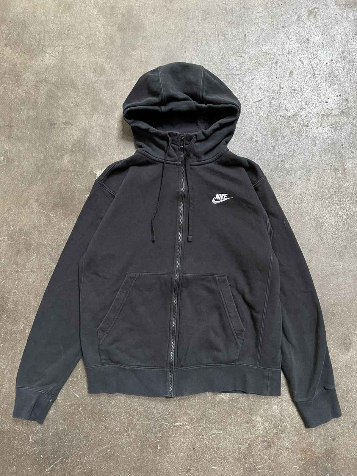 Nike Y2k Nike Zip Up Hoodie Size US S / EU 44-46 / 1 - 1 Thumbnail