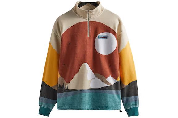 image of Columbia Quarter Zip Sanguine, Men's (Size Medium)