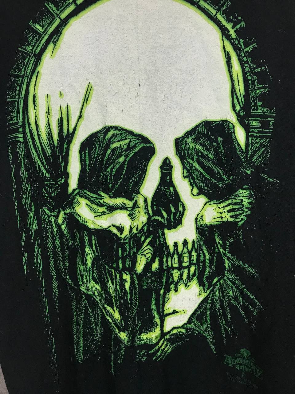Vintage Alchemy Gothic skulls vintage rock tee Size US L / EU 52-54 / 3 - 3 Thumbnail
