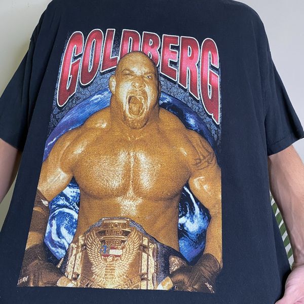 Vintage Vintage Goldberg WCW Wrestling Rap Tee Shirt 90's Rare XXL