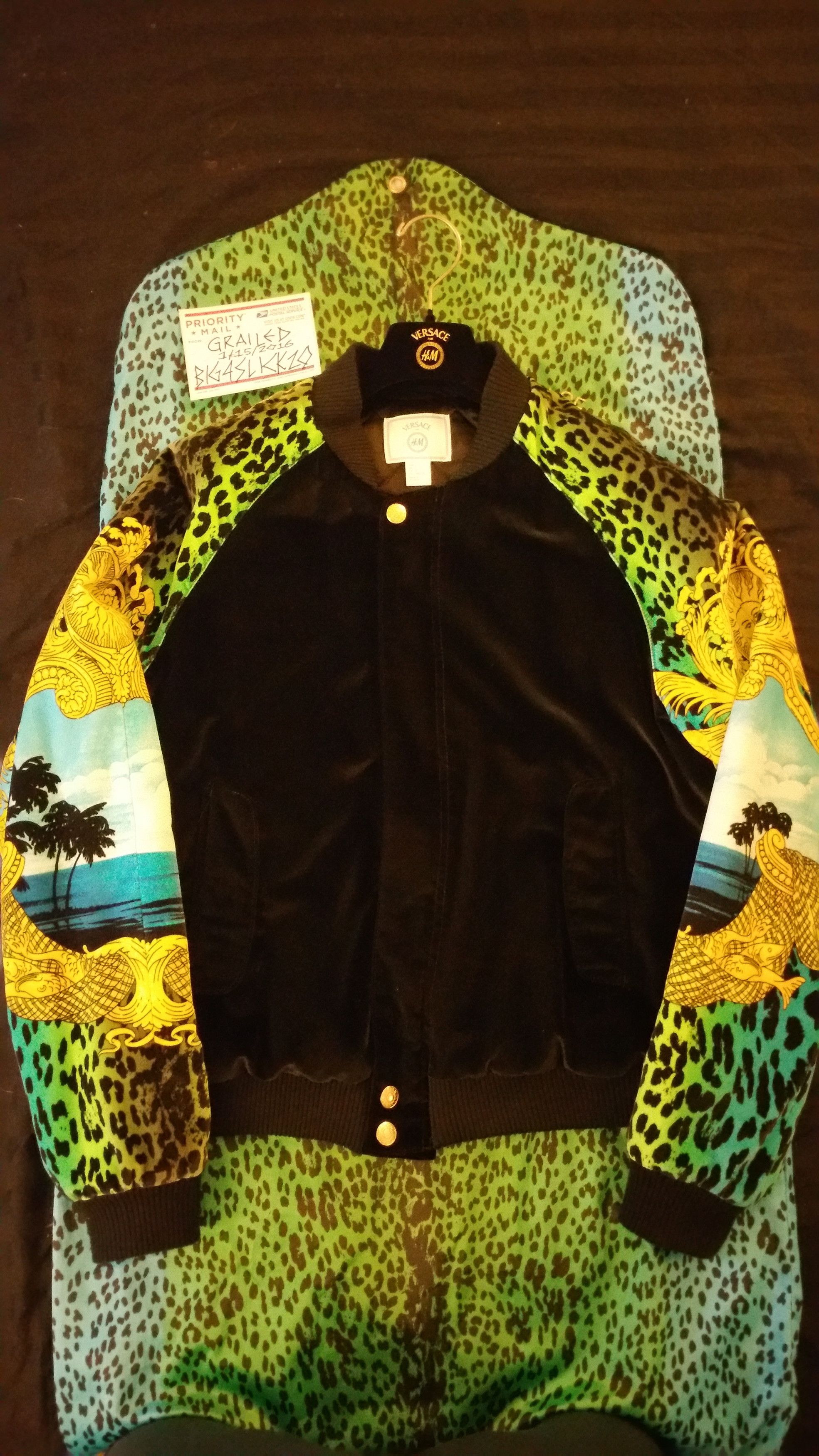H&M × Versace Versace X H&M Kanye Bomber Jacket | Grailed