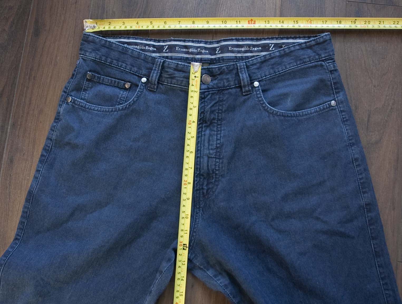 Ermenegildo Zegna Ermenegildo Zegna Pants Corduroy Blue Size 35x27 Size US 35 - 4 Thumbnail