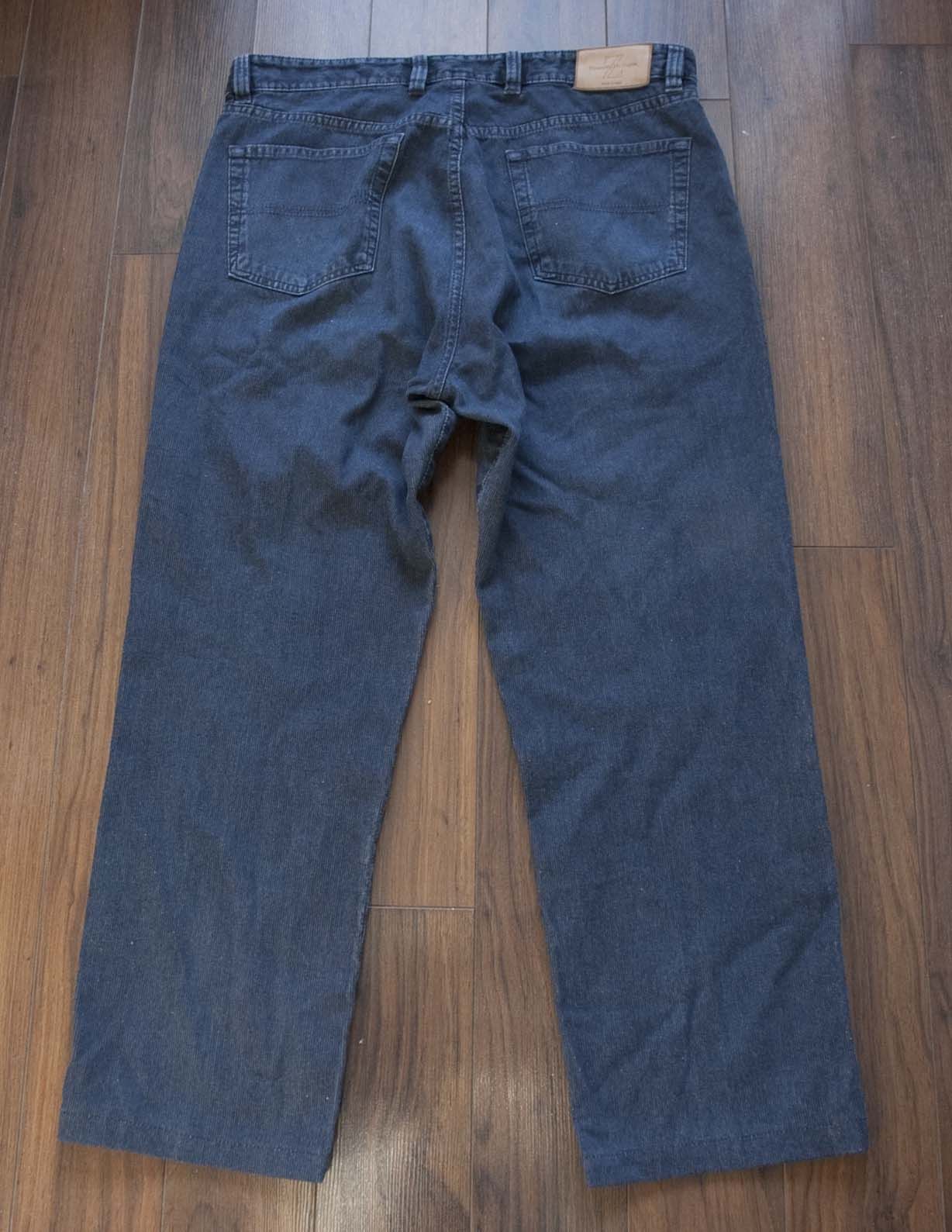 Ermenegildo Zegna Ermenegildo Zegna Pants Corduroy Blue Size 35x27 Size US 35 - 2 Thumbnail