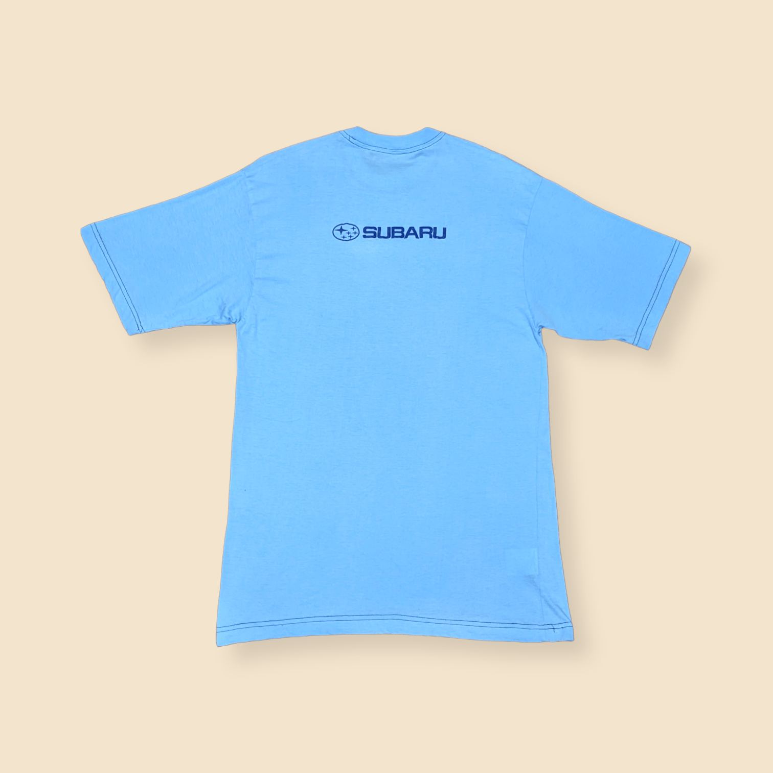 Japanese Brand × Vintage Vintage Japan Subaru Racing Spellout T shirt Size US S / EU 44-46 / 1 - 1 Thumbnail