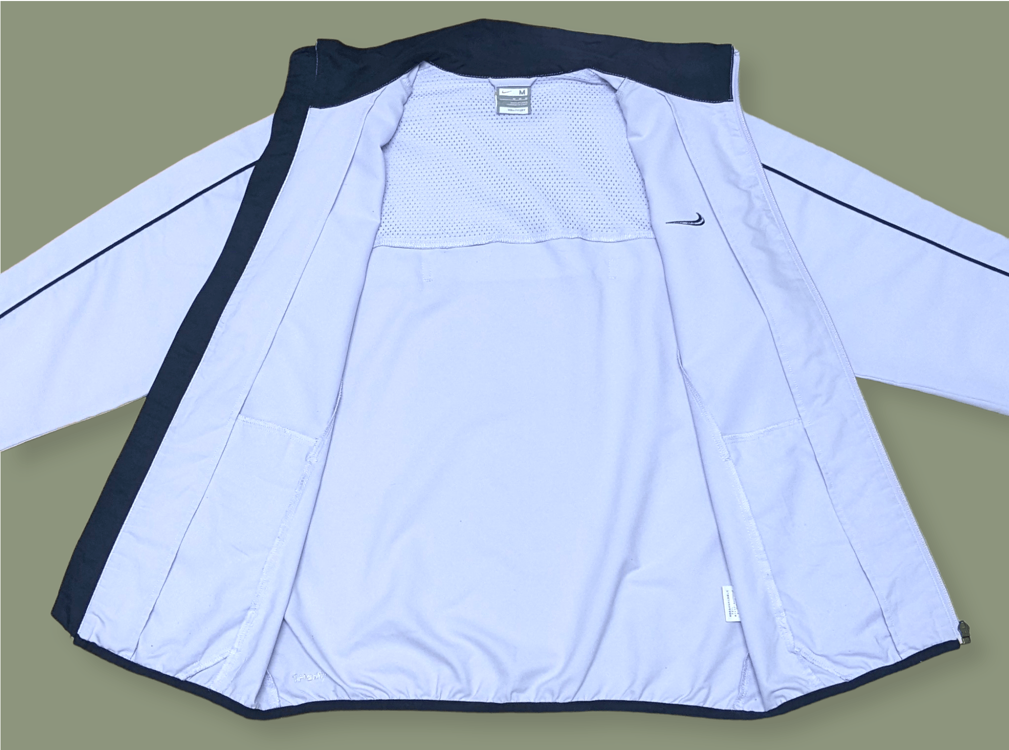 Nike × Vintage Vintage Nike Fit Small Swoosh Windbreaker Jacket Size M / US 6-8 / IT 42-44 - 8 Thumbnail