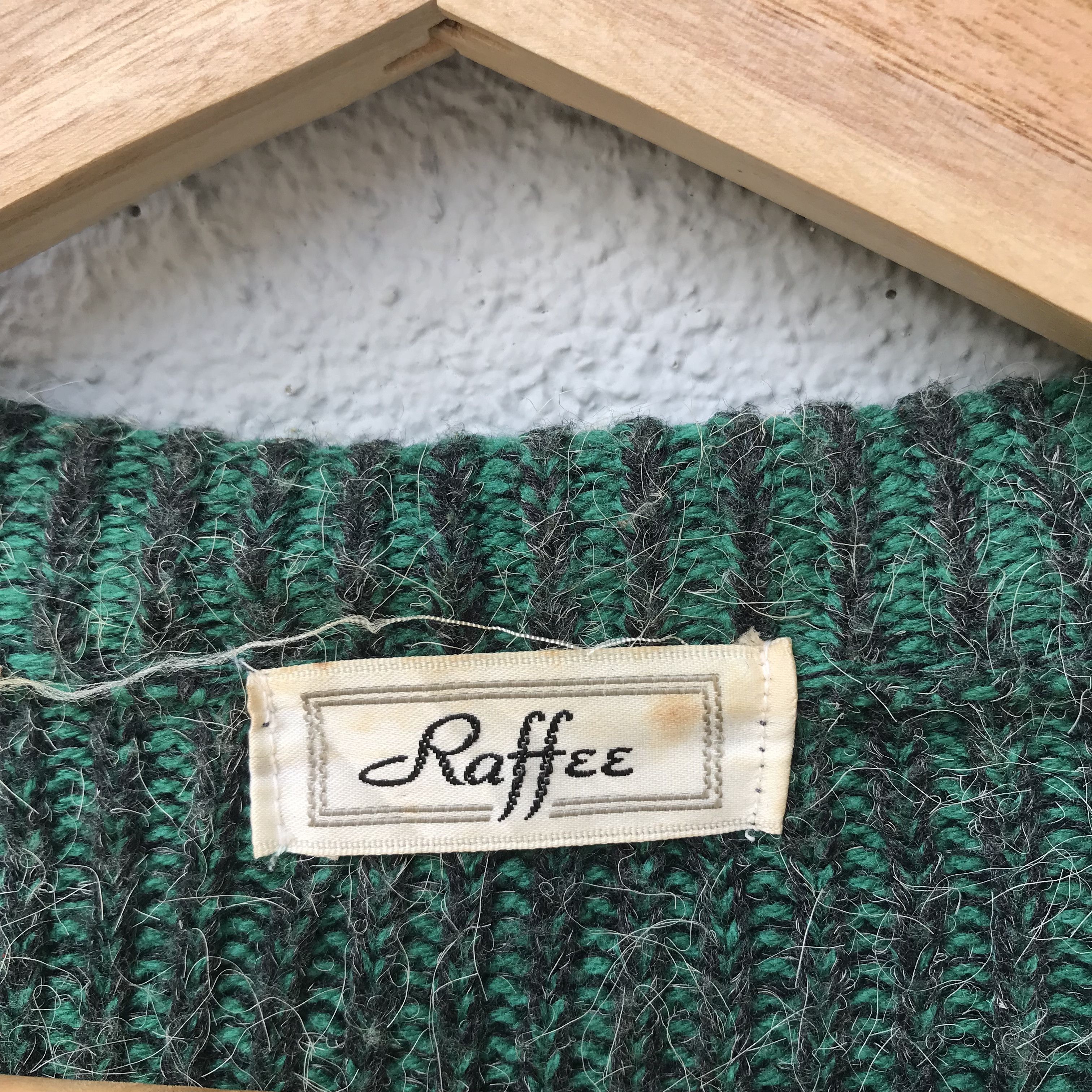 Aran Isles Knitwear Vintage Raffee Checkered Jumper Knit Cardigan Sweater Size US XL / EU 56 / 4 - 7 Thumbnail