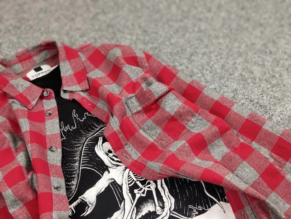 Flannel Vintage Flannel Shirt Travis Scott Style Size US M / EU 48-50 / 2 - 11 Thumbnail