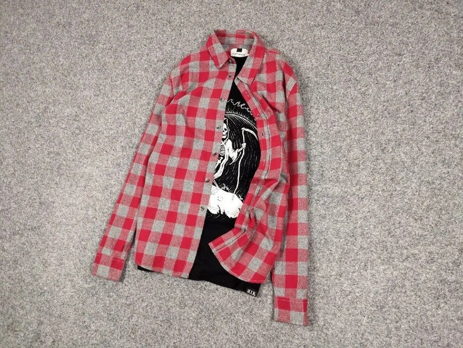 Flannel Vintage Flannel Shirt Travis Scott Style Size US M / EU 48-50 / 2 - 7 Thumbnail