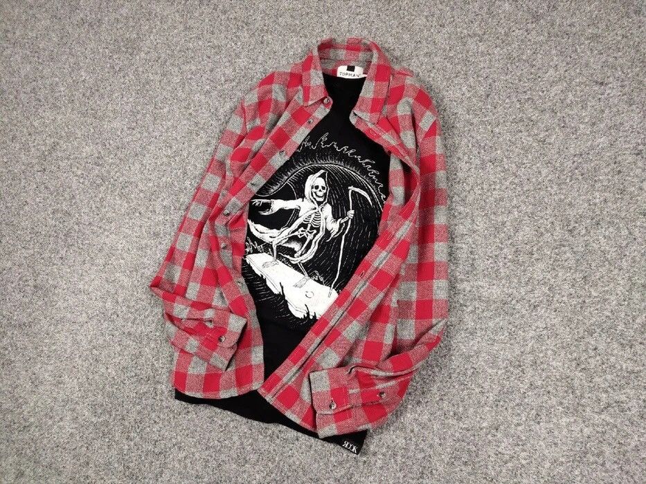 Flannel Vintage Flannel Shirt Travis Scott Style Size US M / EU 48-50 / 2 - 9 Thumbnail