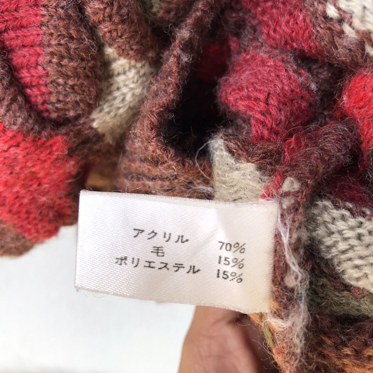 Aran Isles Knitwear Vintage Peapliea Multicoloure Embossed Knit Sweater Cardigan Size US M / EU 48-50 / 2 - 9 Thumbnail