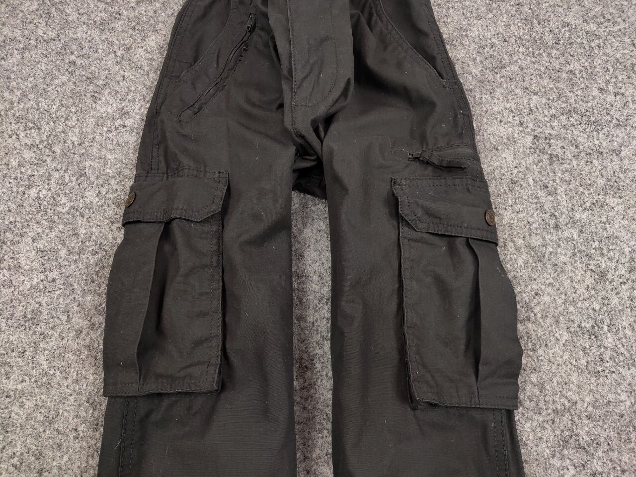 Japanese Brand Vintage 90's Cargo Pants Travis Scott Japan Dark Gray Hype Size US 34 / EU 50 - 9 Thumbnail