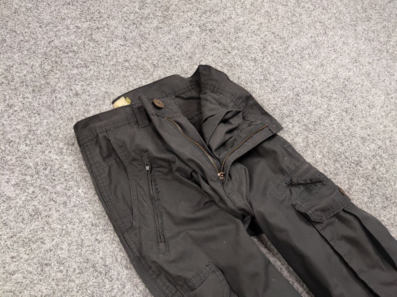 Japanese Brand Vintage 90's Cargo Pants Travis Scott Japan Dark Gray Hype Size US 34 / EU 50 - 13 Thumbnail