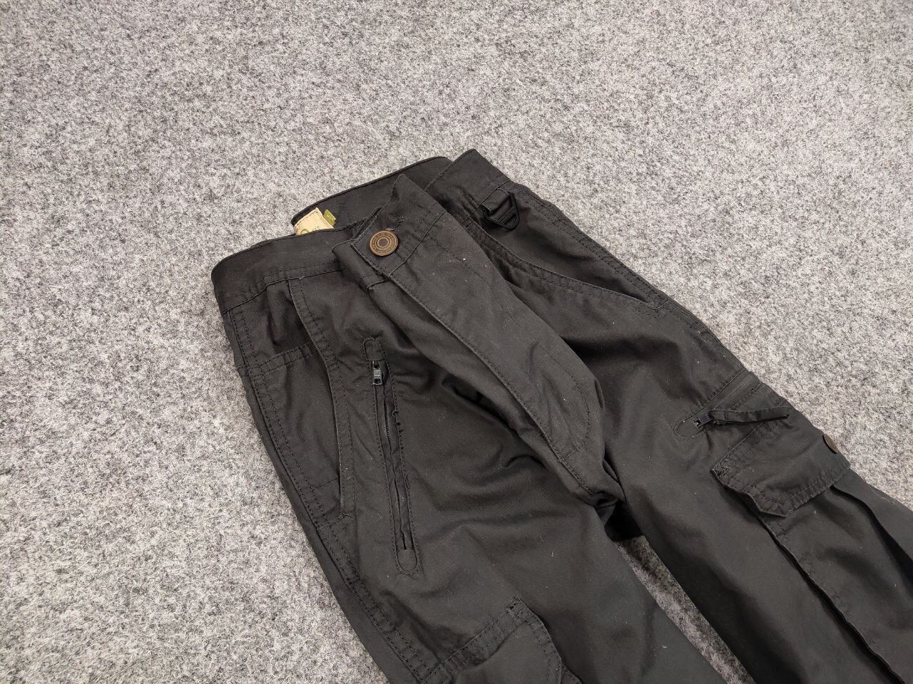 Japanese Brand Vintage 90's Cargo Pants Travis Scott Japan Dark Gray Hype Size US 34 / EU 50 - 12 Thumbnail
